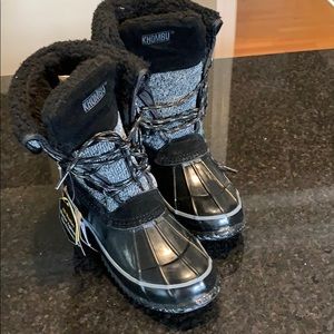 KHOMBU Thermolite all weather boots black